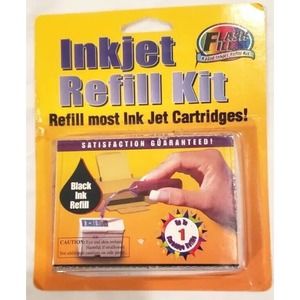 Flash Fill Inkjet Refill Kit Black Ink Refill New Brand NEW